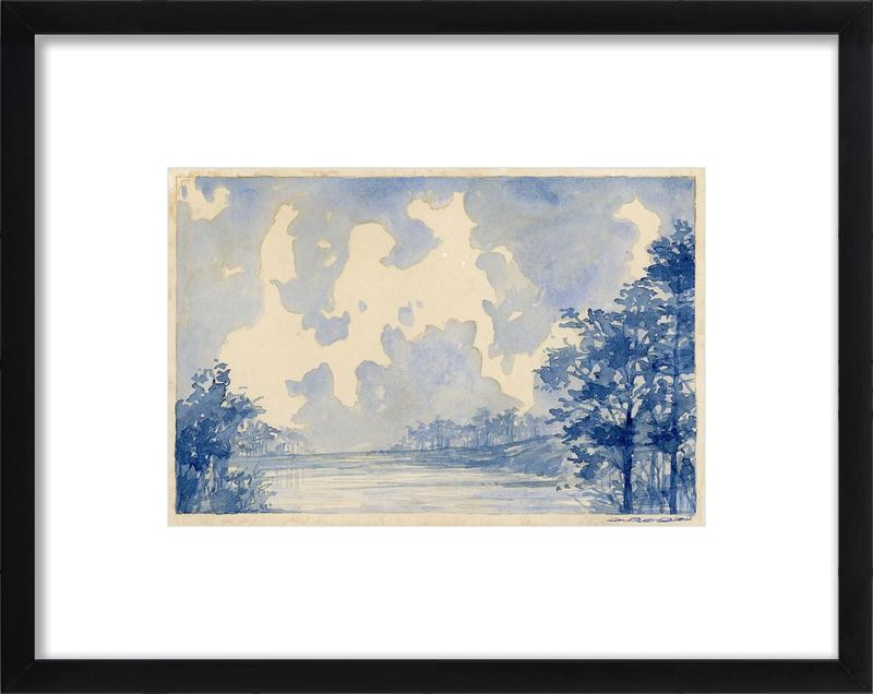 Monochromatic Study in Blue No.1 | Artfully Walls