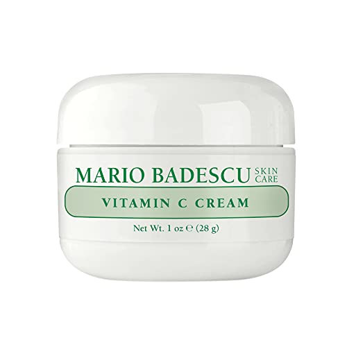 Mario Badescu Vitamin C Cream | Lightweight Face Moisturizer Enriched With Niacinamide for All Skin Types | Visibly Reduces Signs of Aging | 1 Fl Oz | Amazon (US)