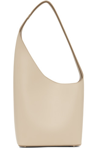 Aesther Ekme - Off-White Demi Lune Bag | SSENSE