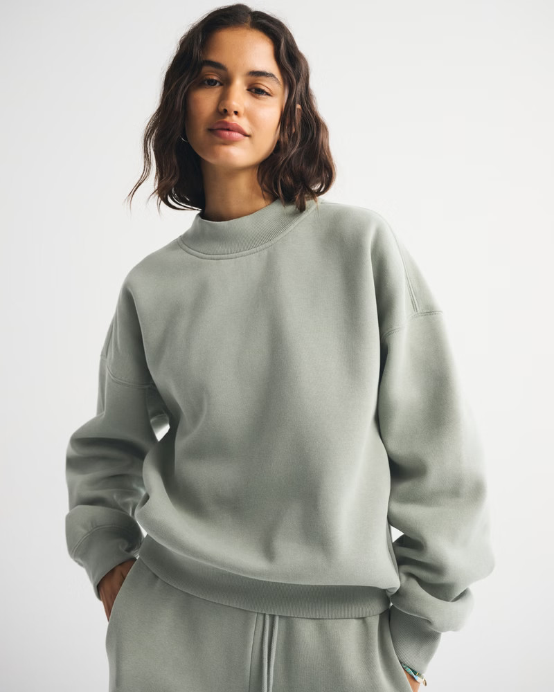 Sunday Mockneck Crew | Abercrombie & Fitch (US)