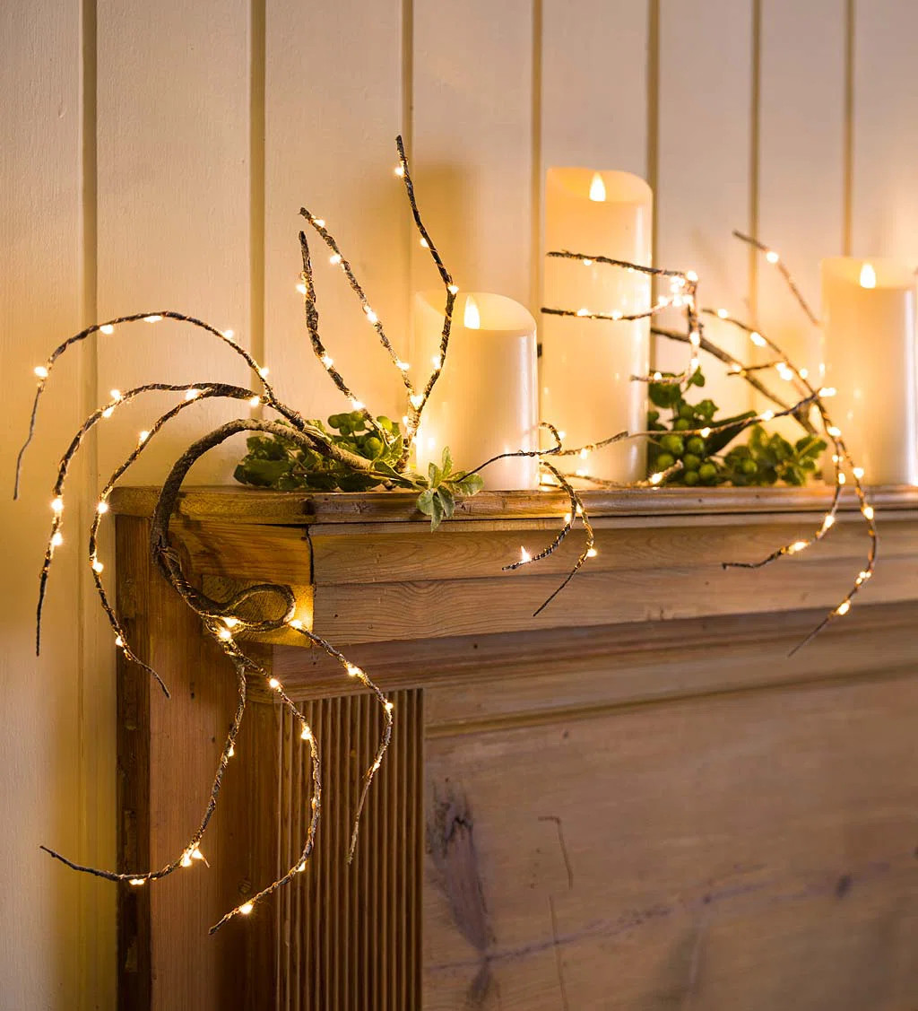 60'' in. Lighted Faux Birch Garland | Wayfair North America