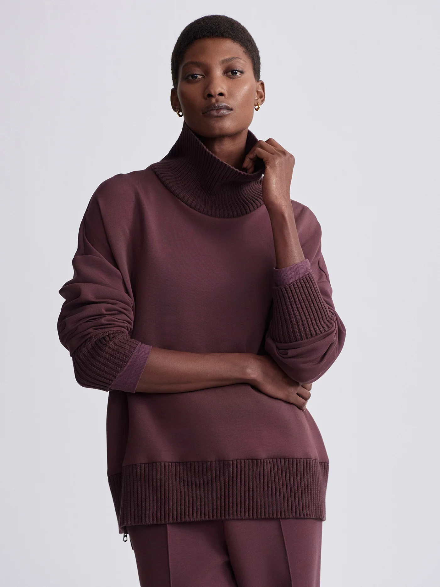 Barker High-Neck Sweat | Varley US