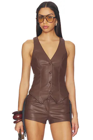 Karina Faux Leather Vest
                    
                    superdown | Revolve Clothing (Global)