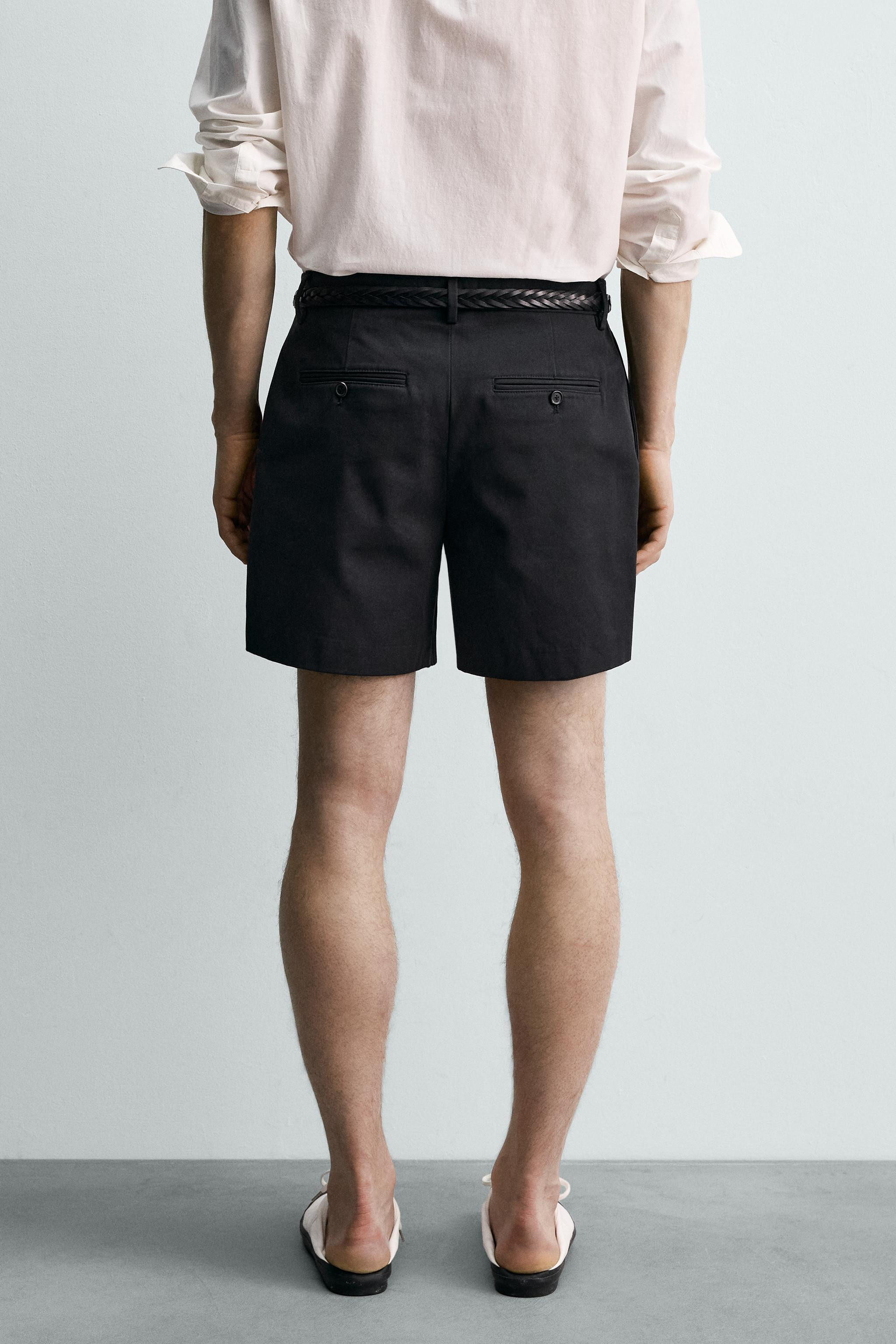 KURZE BERMUDASHORTS MIT BUNDFALTEN AARON LEVINE X ZARA | Zara DE