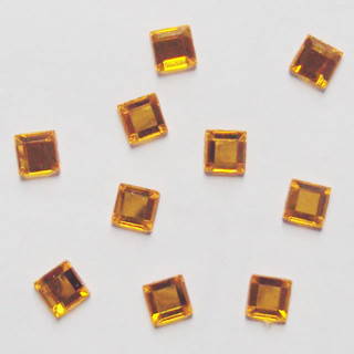 Chaton Quadrado 6 mm Strass Cabuchon sem furo para colagem | Shopee (BR)