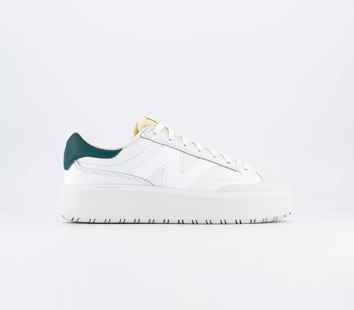 New Balance
								CT302 Trainers 
								White Green | OFFICE London (UK)