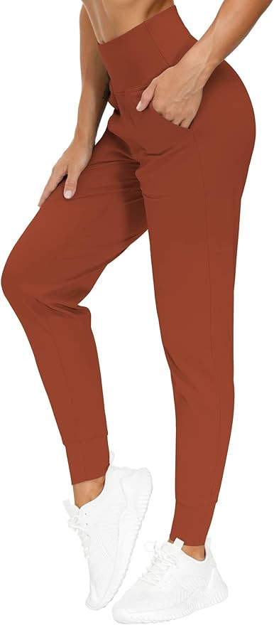 THE GYM PEOPLE Women's Joggers Pants Lightweight Athletic Leggings Tapered Lounge Pants for Worko... | Amazon (US)