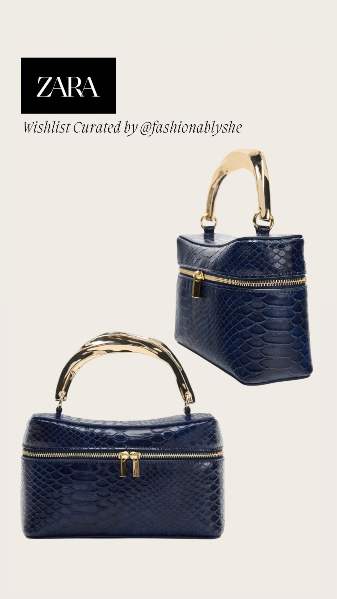 Zara beautiful blue snakeskin bag

#LTKmomlife #LTKdayinmylife #LTKOver40