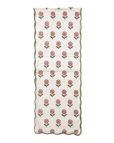 Cotton Scalloped Table Runner | TJ Maxx