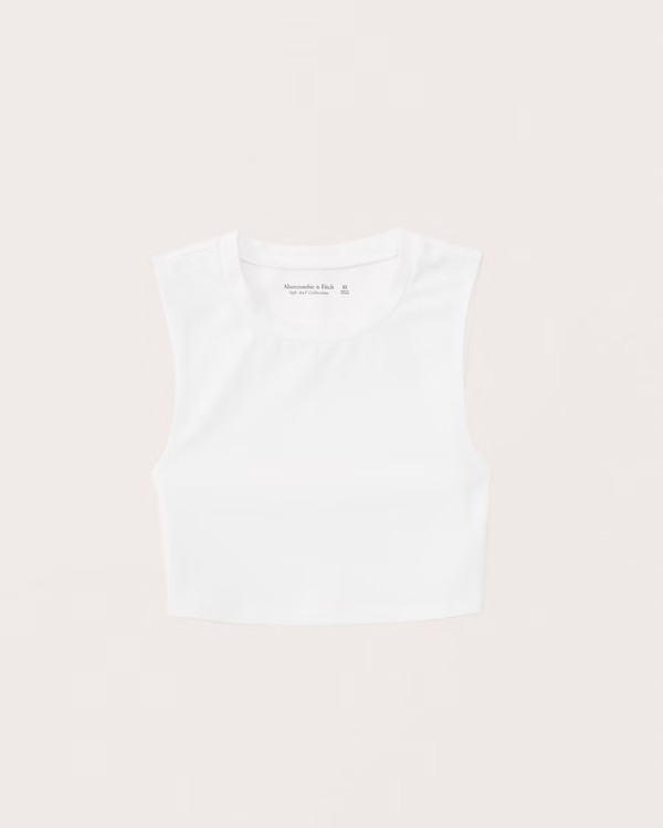 Cropped Crew Tank | Abercrombie & Fitch (US)