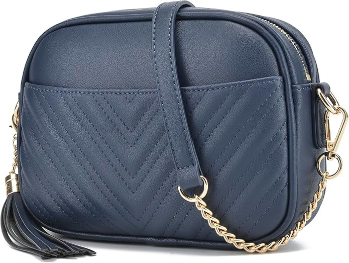 lola mae Quilted Crossbody Bag, Trendy Design Shoulder Purse | Amazon (US)