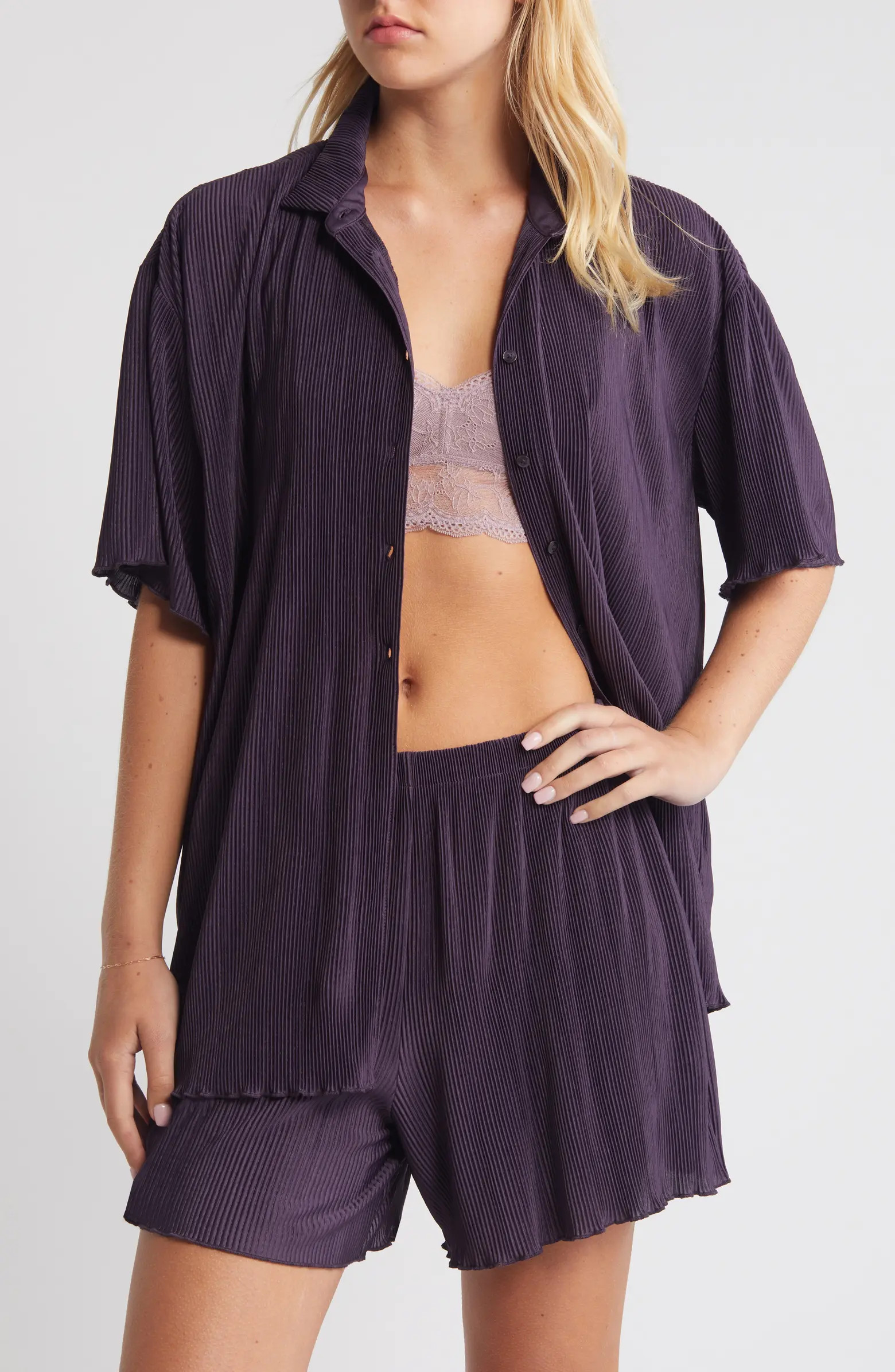 Plissé Short Pajamas | Nordstrom