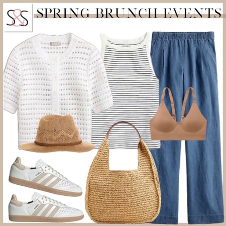 This tank and linen pants are amazing for spring and summer! Pair with adidas sambas for a fresh outfit!

#LTKtravel #LTKstyletip

#LTKSeasonal