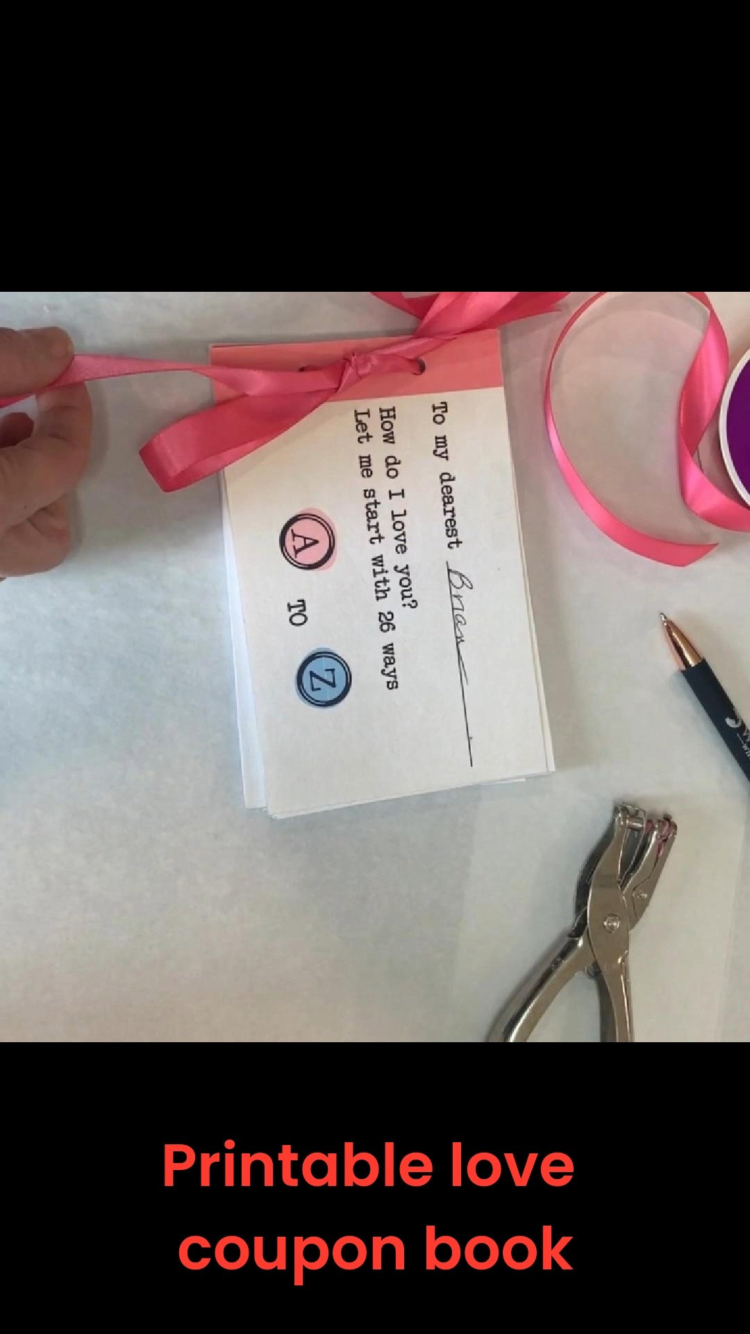 Printable love coupon book. Write your love letters in a book to the one you love! Linked below

#LTKValentine