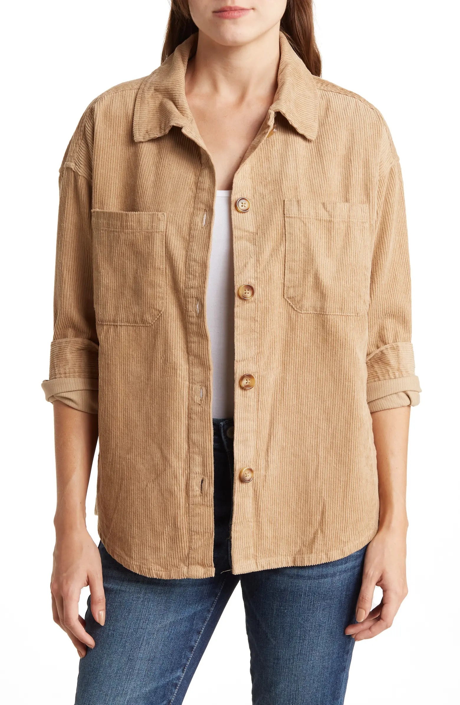 Corduroy Shacket | Nordstrom Rack
