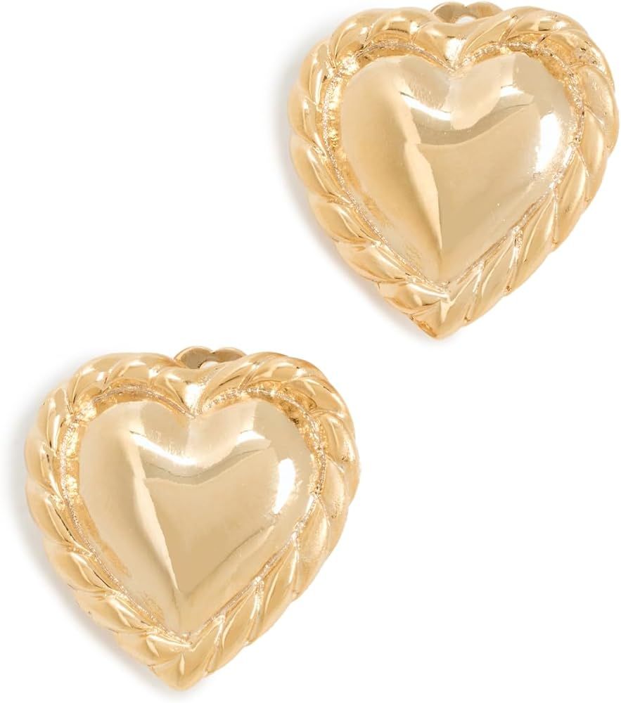 Kenneth Jay Lane Women's Heart Clip Earrings | Amazon (US)