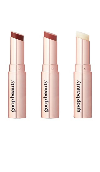 Goop Goopgenes Clean Nourishing Lip Balm Trio, Rose + Garnet in Multi. | Revolve Clothing (Global)