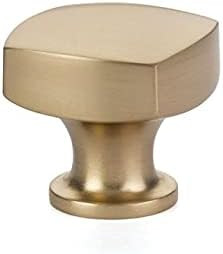 Emtek 86450US4 1.25 in Freestone Cab Knob, Satin Brass | Amazon (US)