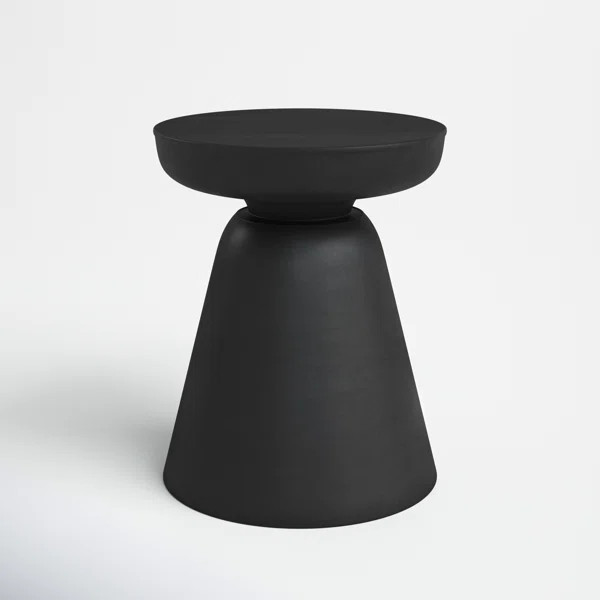 Sagebrook Home Neutral Drum Wooden Accent Table - 16" x 16" x 19" | Wayfair North America