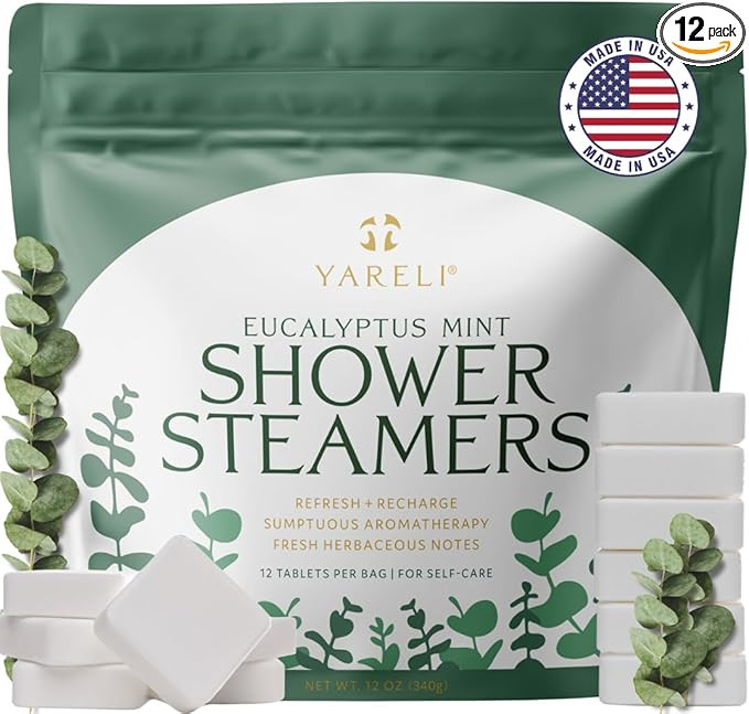 Yareli Shower Steamers for Sinus Relief, 12 Pack, Christmas Stocking Stuffers for Men & Women - A... | Amazon (US)
