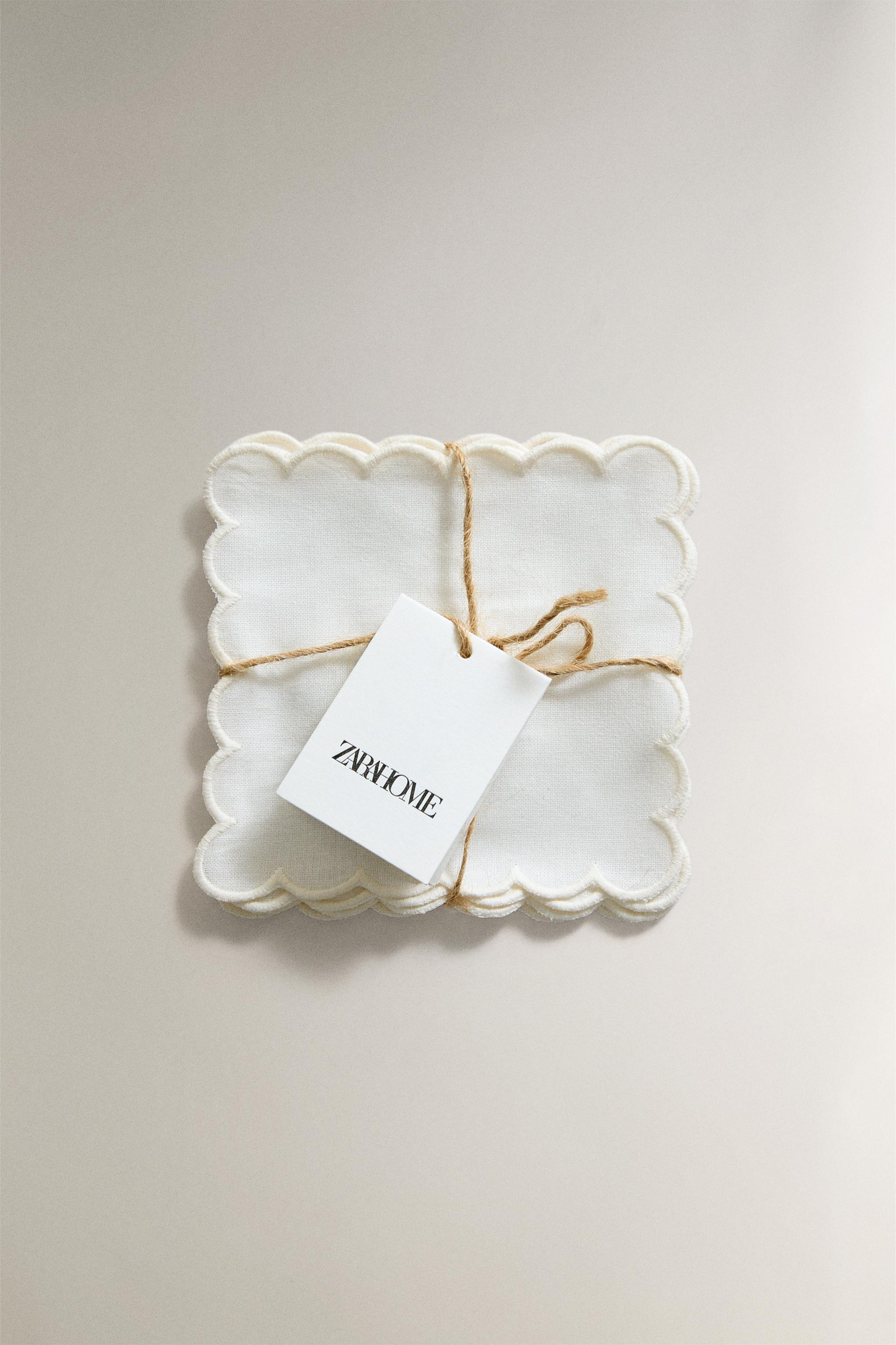 RAMIE SHELL COASTER SET (PACK OF 4) | Zara US