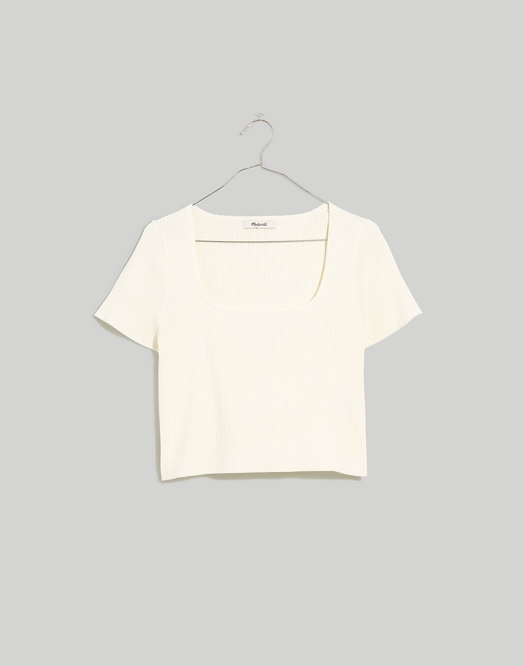 Square-Neck Crop Sweater Tee | Madewell