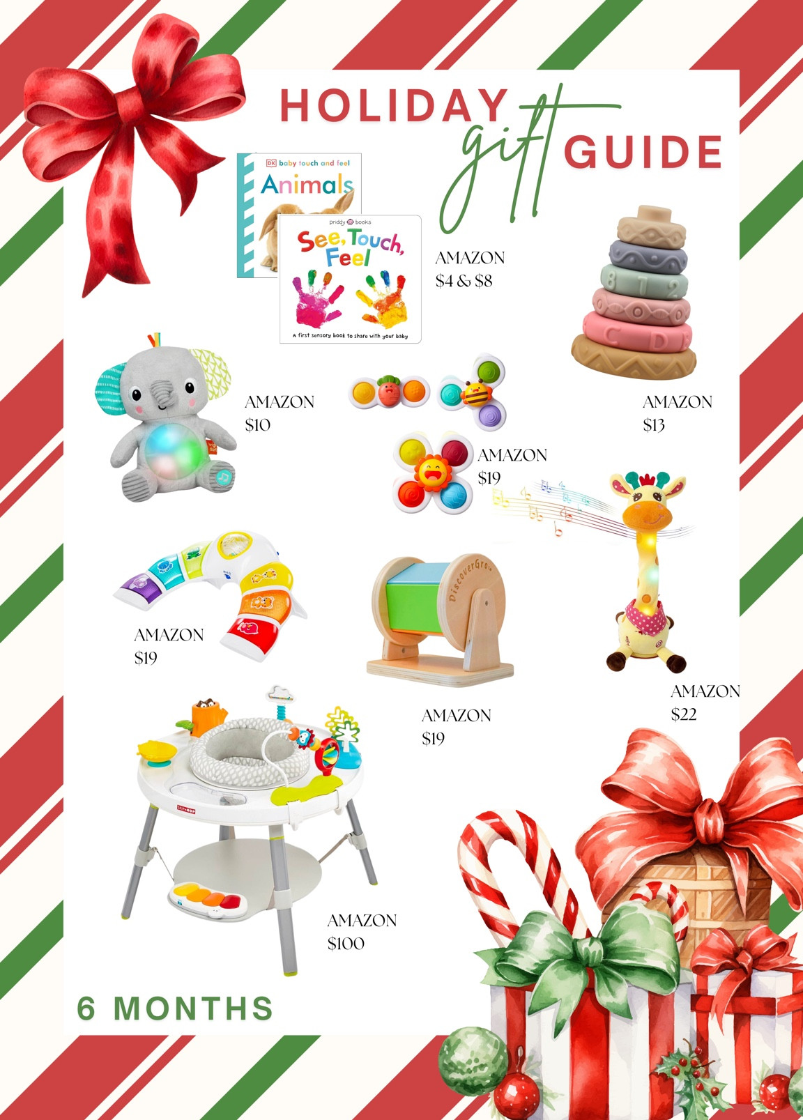 Holiday Gift Guide for Babiee: Fun gift ideas and stocking stuffers from Target and Amazon

Holiday Gift Guide | Baby | Newborn | Infant | 0-3 | 6 months | Amazon Prime | Target | Christmas List | Holiday | Stocking Stuffers

#LTKGiftGuide #LTKHoliday #LTKBaby