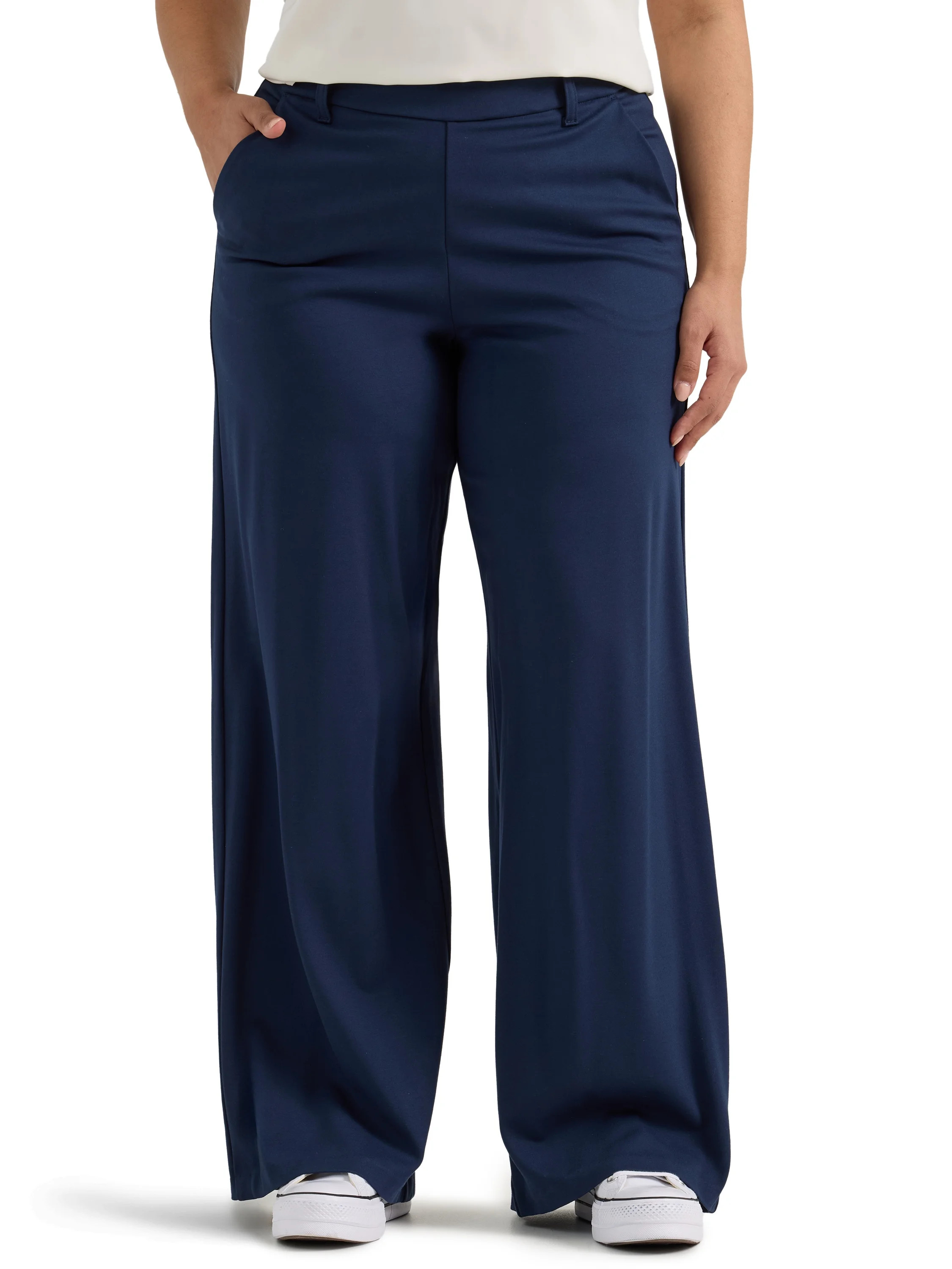 Lee® Women's Plus Ultra Lux Comfort Anywear Wide Leg Pant | Walmart (US)