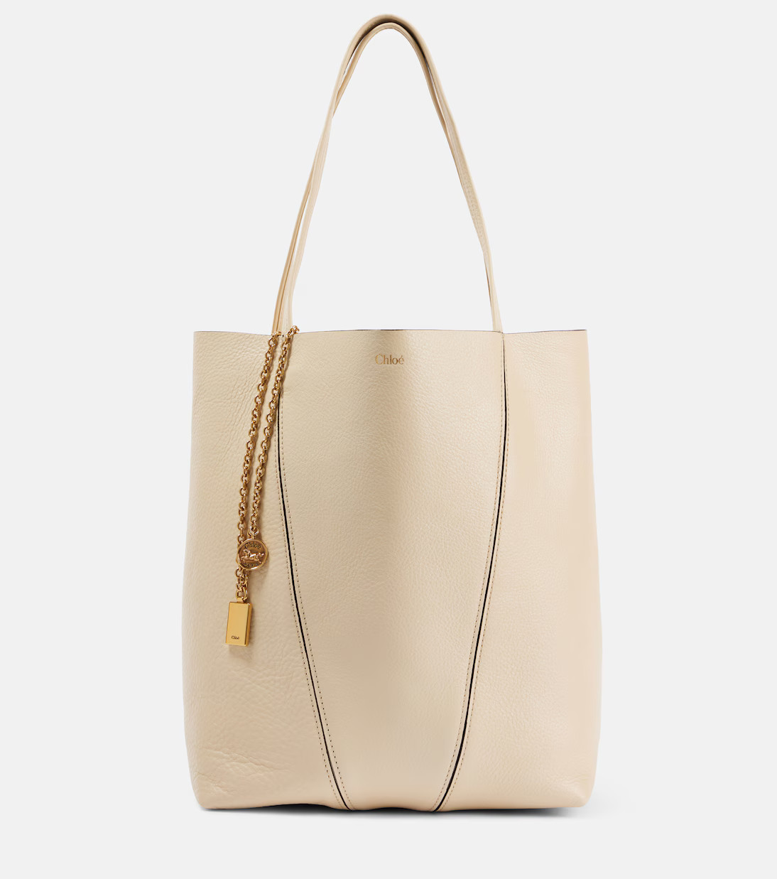 Chloé Spin large leather tote bag | Mytheresa (US/CA)