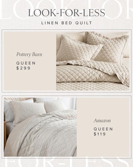 Look-for-less \ linen bed quilt 

Bedroom
Bedding
Amazon 
Home decor 

#LTKHome