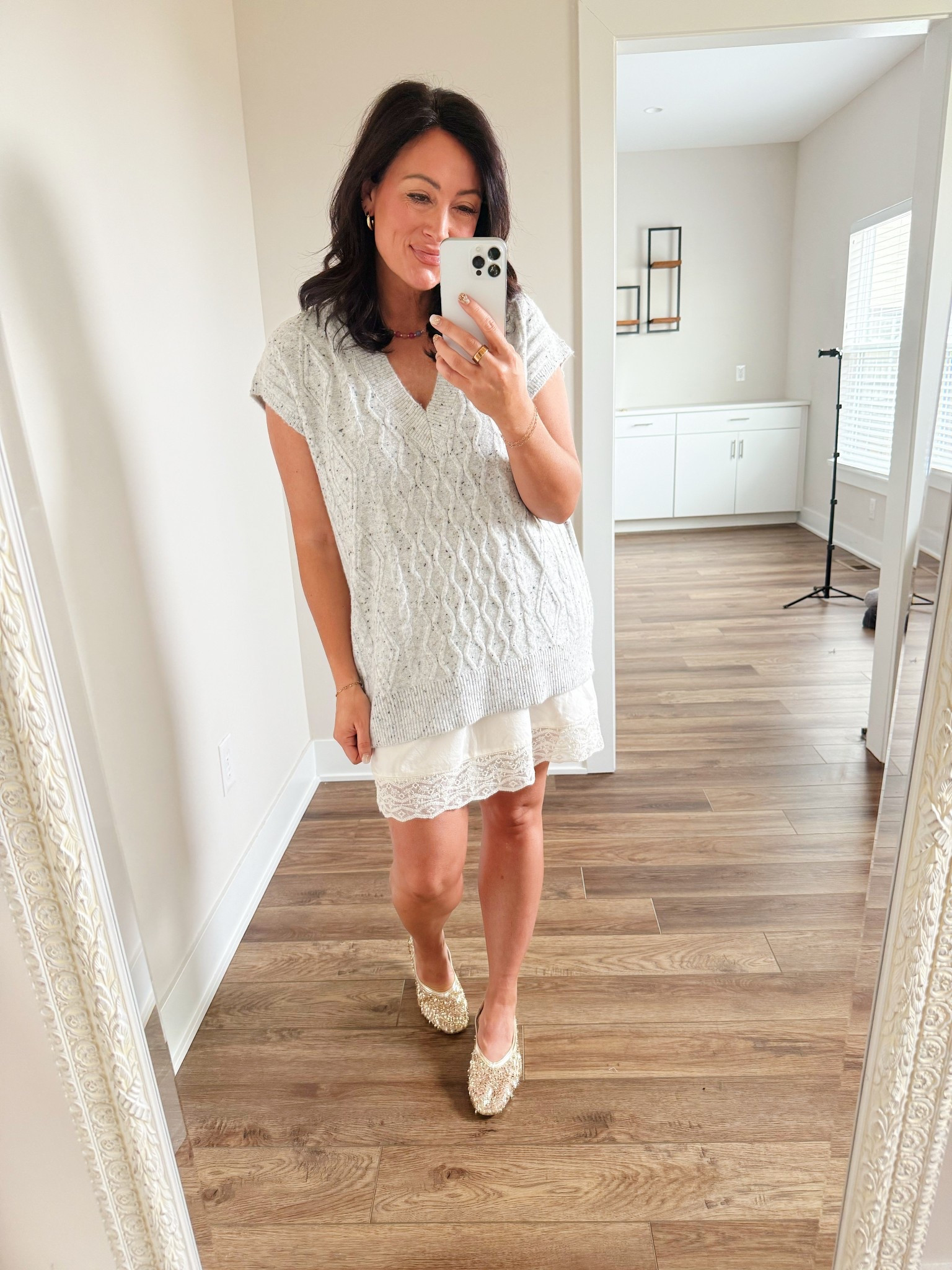 TARGET 🎯 TUESDAY
• medium sweater vest - oversized fit 
• medium skirt
• flats true to size - very comfy 


#LTKFindsUnder50 #LTKMidsize #LTKPetite