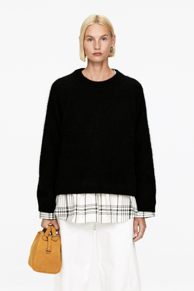 Pull en mélange de laine et d'alpaga – Noir – ARKET FR | Arket EU