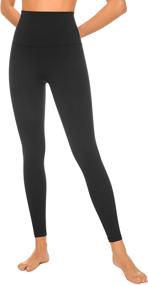 CRZ YOGA Super High Waisted Butterluxe Workout Leggings 25''/28'' -Over Belly Buttery Soft Full Leng | Amazon (US)