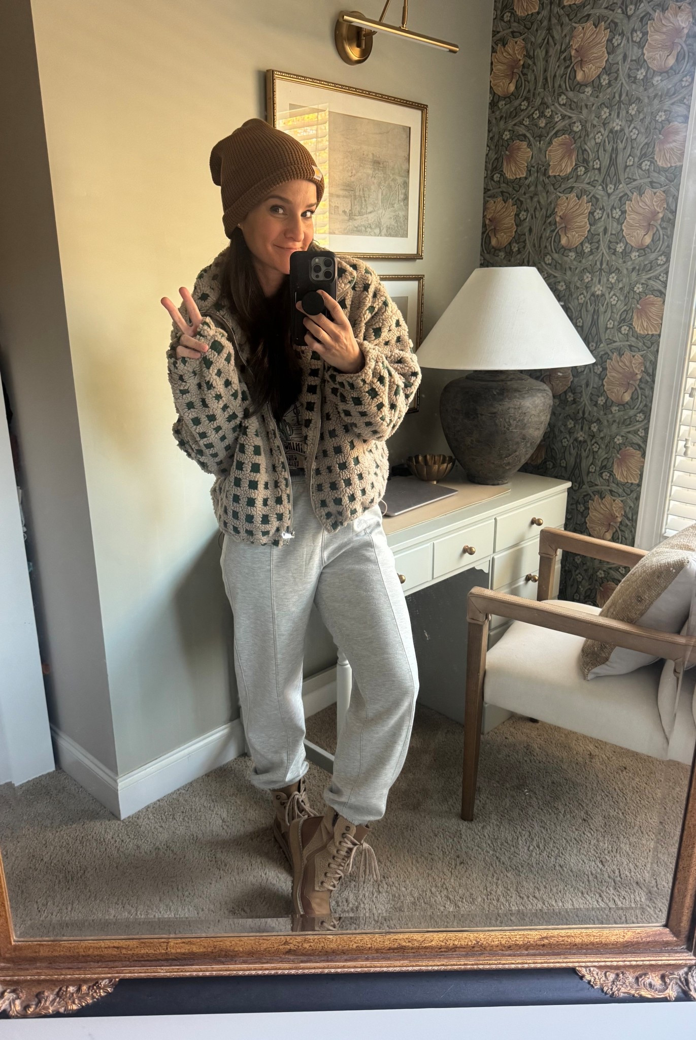 Cold weather comfies, my favorite sweatpants!! On clearance now 🙌🏼
Jacket is a Medium, pants are a Small
I’m a size 4, 130lbs, 5’5"

#LTKHome #LTKOver40 #LTKmomlife