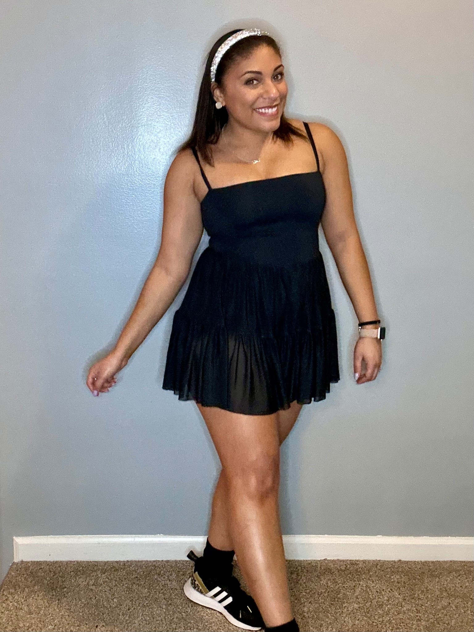Saturday active wear fit. I love this dress from Blogilates 🖤 I tagged something similar below. 

#LTKPetite #LTKActive #LTKU