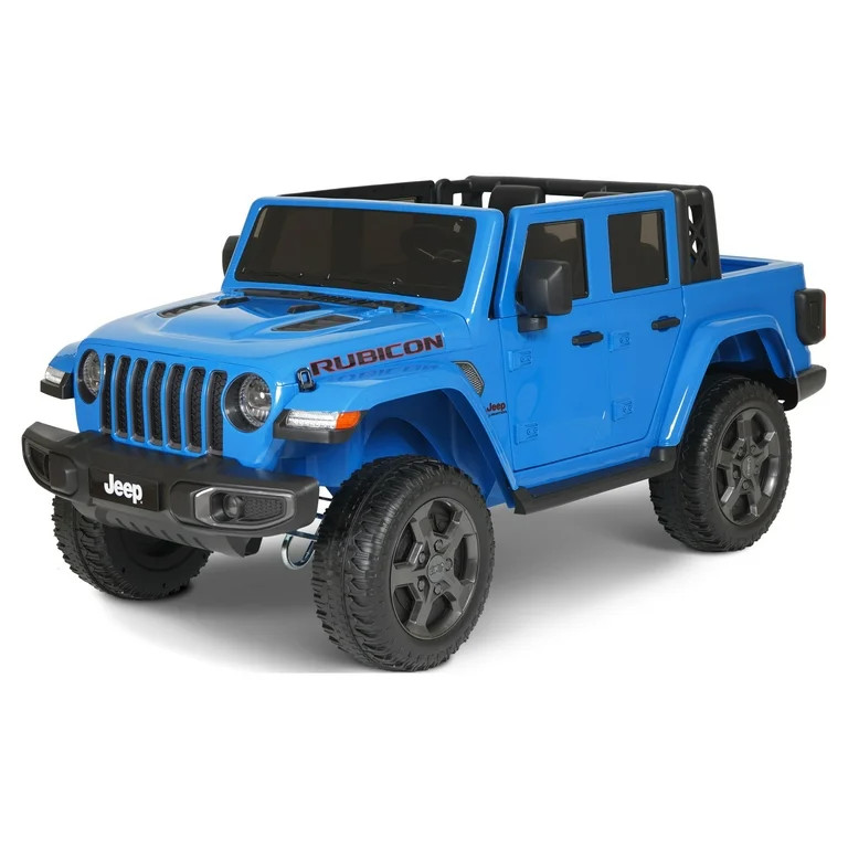 12V Jeep Gladiator Rubicon Battery Powered Ride-on by Hyper Toys, 2-Seater, Blue, for a Child Age... | Walmart (US)