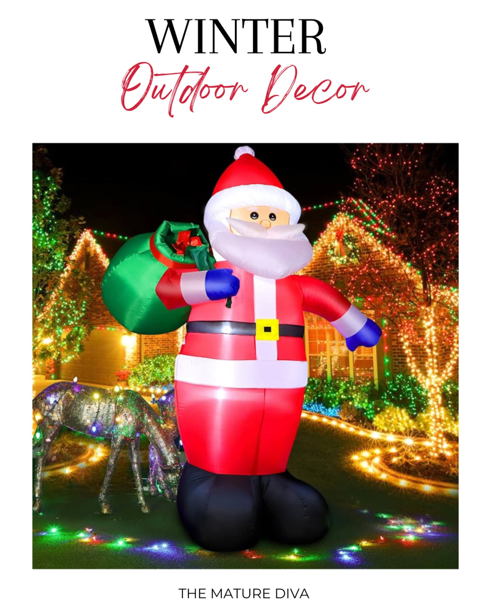 Bring the holiday spirit to your front yard with these adorable outdoor Christmas inflatables! 

🎅✨ Perfect for creating a festive wonderland that kids and neighbors will love. Tap to grab yours and make this season extra merry! 🎄 #HolidayVibes #ChristmasDecor 

#ltkholiday #ltkgiftguide #ltkhome

