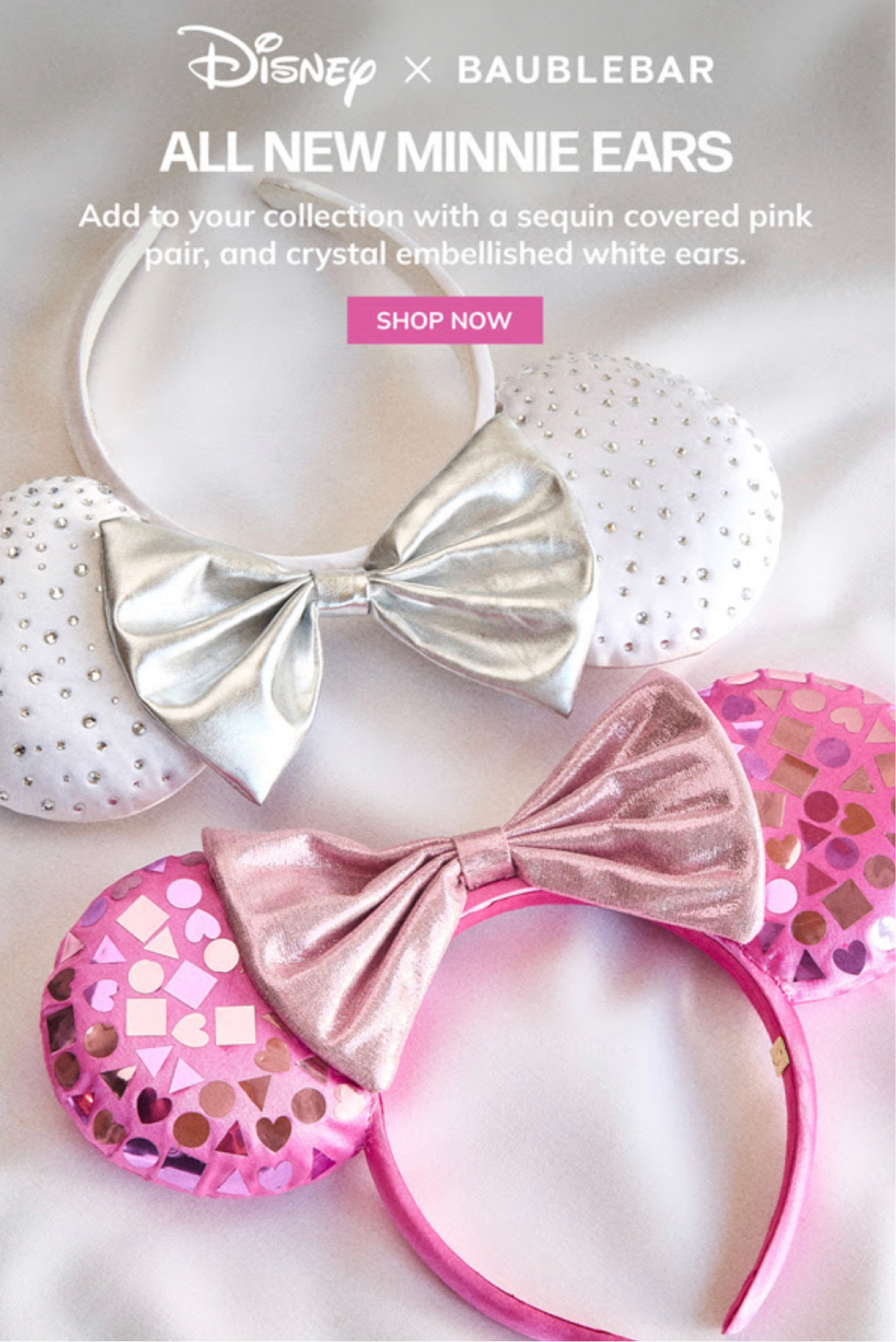 Stylish Minnie Mouse Disney Ears Headbands!
