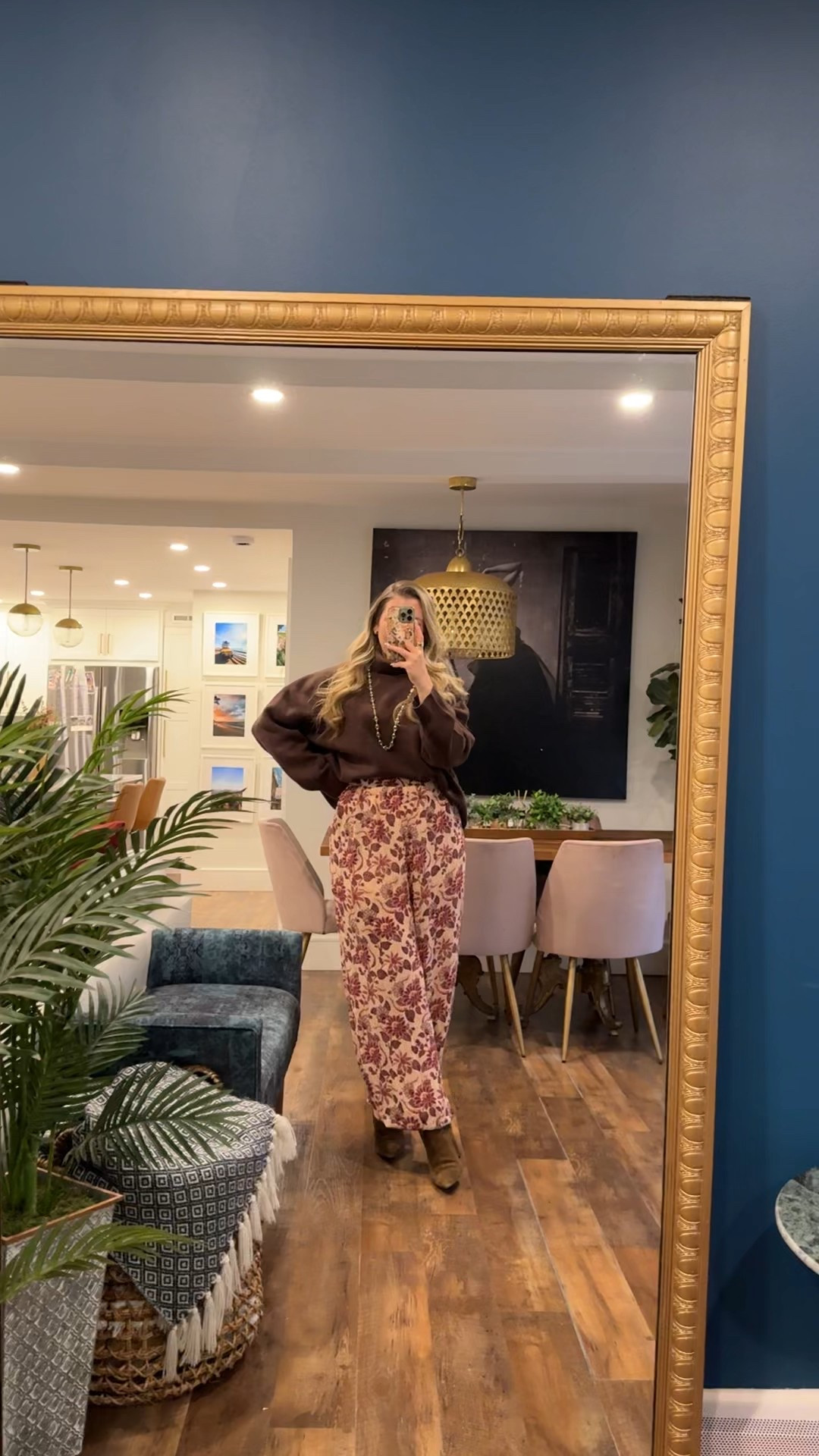 Obsessed with this entire fall outfit. Wearing a large in the pants they run slightly big, large in the oversized turtleneck sweater. Can’t recommend either enough! 

 #LTKootd #LTKMidsize #LTKStyleTip