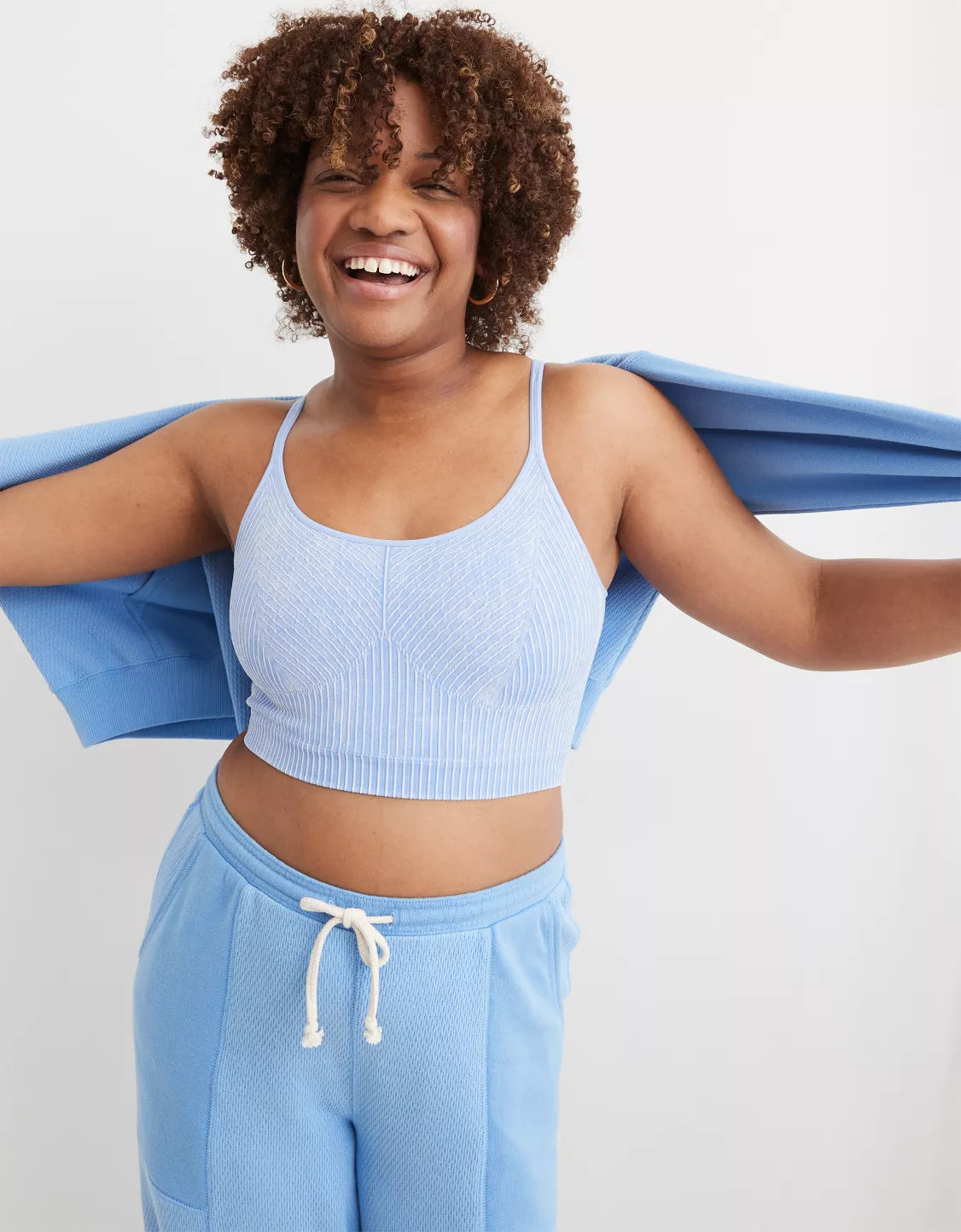Superchill Seamless Ribbed Bra Top | American Eagle Outfitters (US & CA)