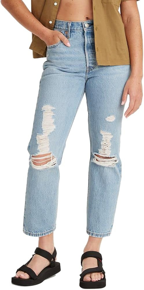 Levi's Women's Premium 501 Crop Jeans | Amazon (US)
