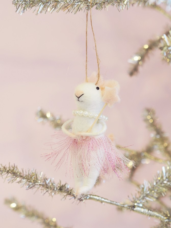 Princess Pearl Mouse Ornament | The Cross Decor & Design