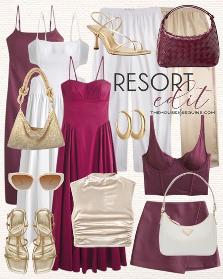 Shop these Abercrombie summer outfit and resortwear finds! Wedding guest, evening wear, satin dress, satin pants, corset top, drop waist dress, wrap skort mini skirt, Marc Fisher strappy sandals, Prada bag, Bottega mini Wallace, Steve Madden sandals, Cult Gaia mesh bag look for less and more! 

Follow my shop @thehouseofsequins on the @shop.LTK app to shop this post and get my exclusive app-only content!

#liketkit #LTKTravel #LTKSeasonal #LTKFindsUnder100
@shop.ltk
https://liketk.it/4HXvP