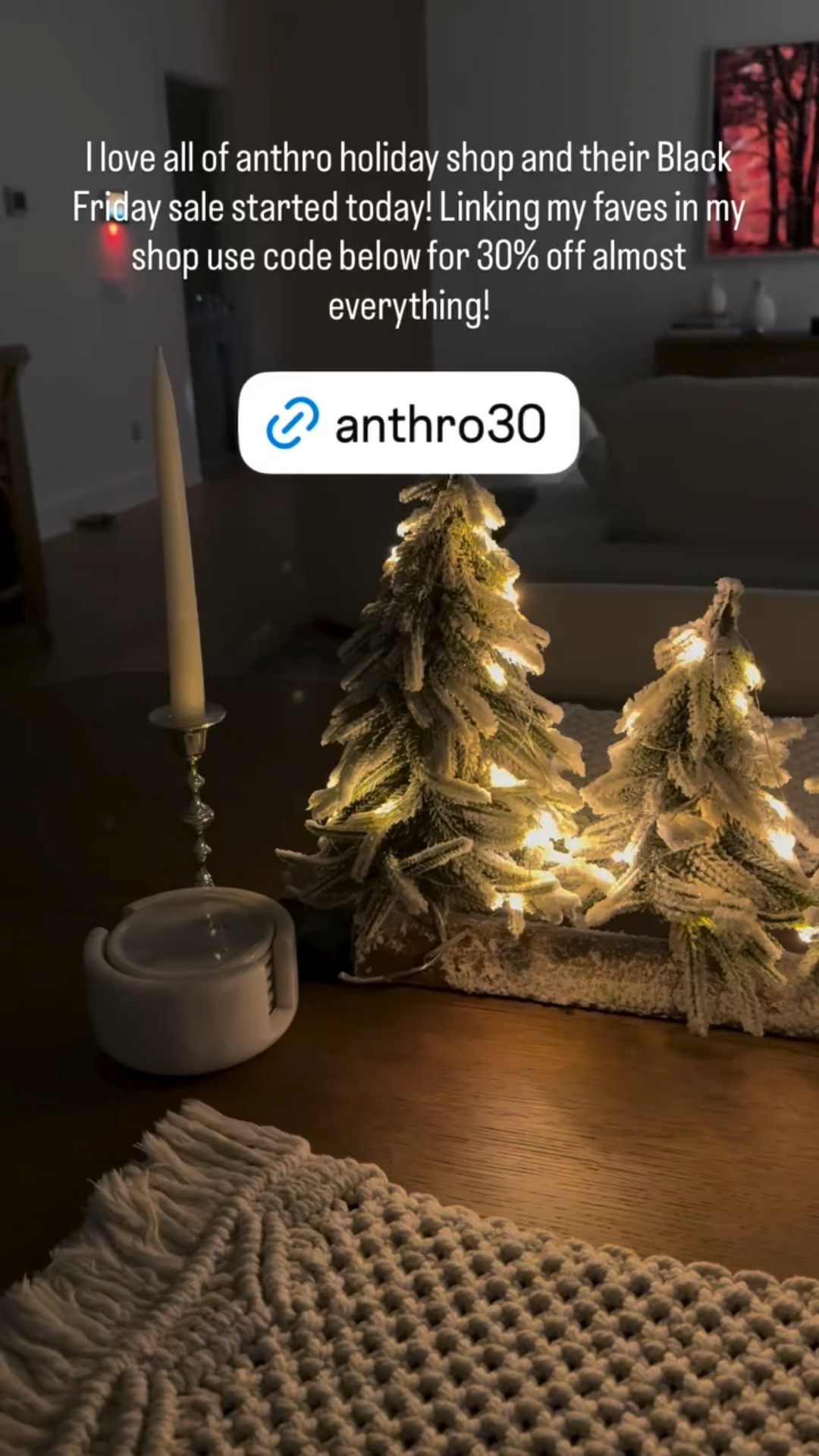 I love all of anthro holiday shop and their Black Friday sale started today! Linking my faves in my shop use code below for 30% off almost everything!