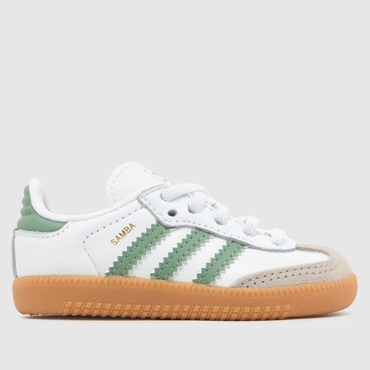 Kids Toddler White & Green adidas Samba Og Trainers | schuh | Schuh