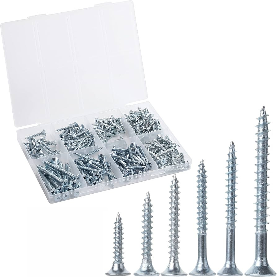 Mr. Pen- Wood Screws Assortment Kit, 152 pcs, Phillips Tips, Wood Screws, Screws, Assorted Screws... | Amazon (US)