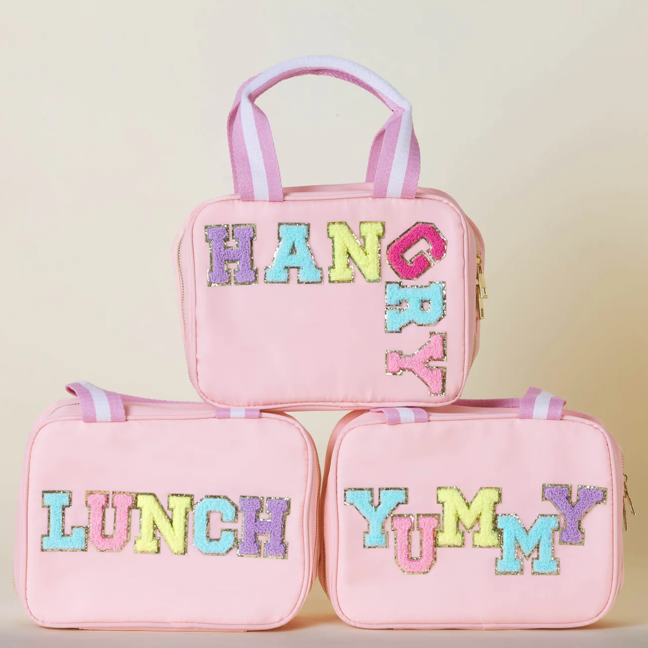 Chenille Letter Pattern Insulated Handbag, Versatile Lunch Storage Bag For Work, Portable Picnic ... | Temu Affiliate Program