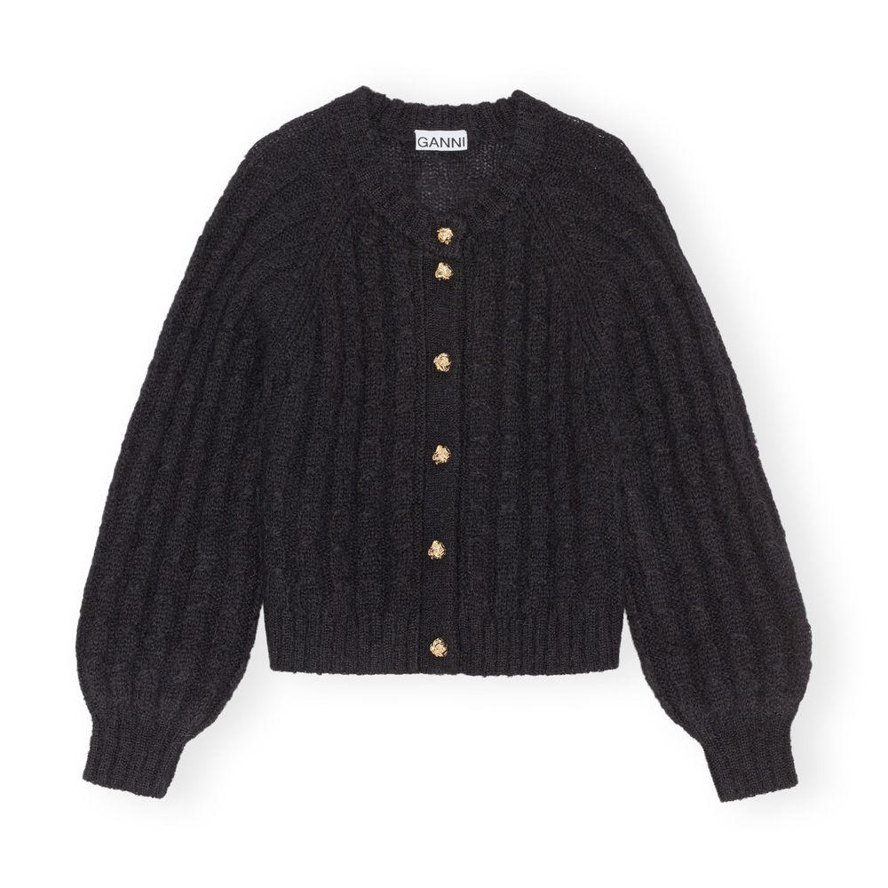 Mohair Cable Cardigan | goop