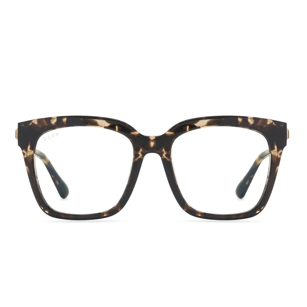 BELLA - ESPRESSO TORTOISE + BLUE LIGHT TECHNOLOGY GLASSES | DIFF Eyewear