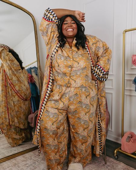 Obsessed with my new pajamas and robe! I literally feel like a queen in this set. - size inclusive up to a 6X

Wearing a 3X 

Pajamas, Plus Size Fashion, Luxury Pajamas, Vacation Outfit, summer outfit inspo, spring style guide, plus size pajama set, house robe

#LTKFindsUnder100 #LTKFindsUnder50 #LTKPlusSize